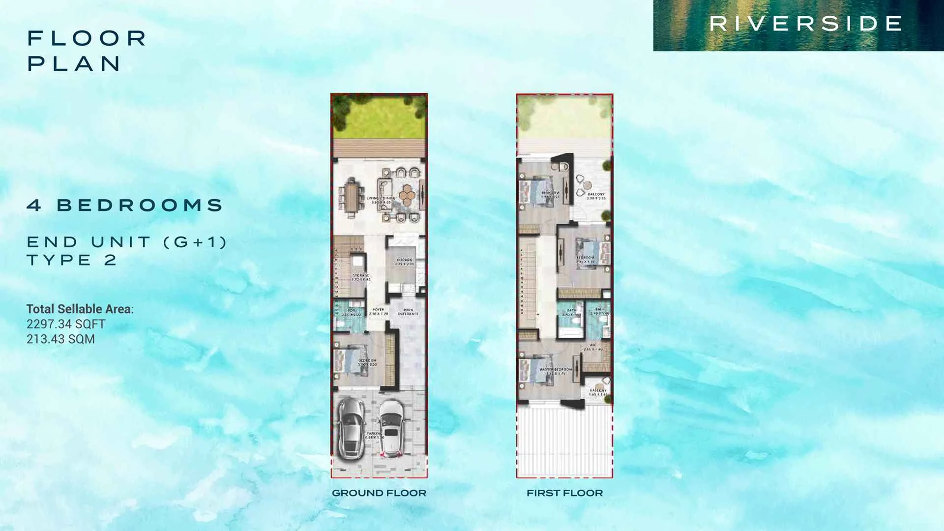 Damac Riverside by Damac Properties floor plan